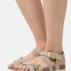 Pier One Leather- Sandals - Beige