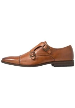 Pier One Leather - Smart Slip-Ons - Cognac