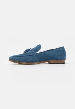 Pier One Leather - Slip-Ons - Blue