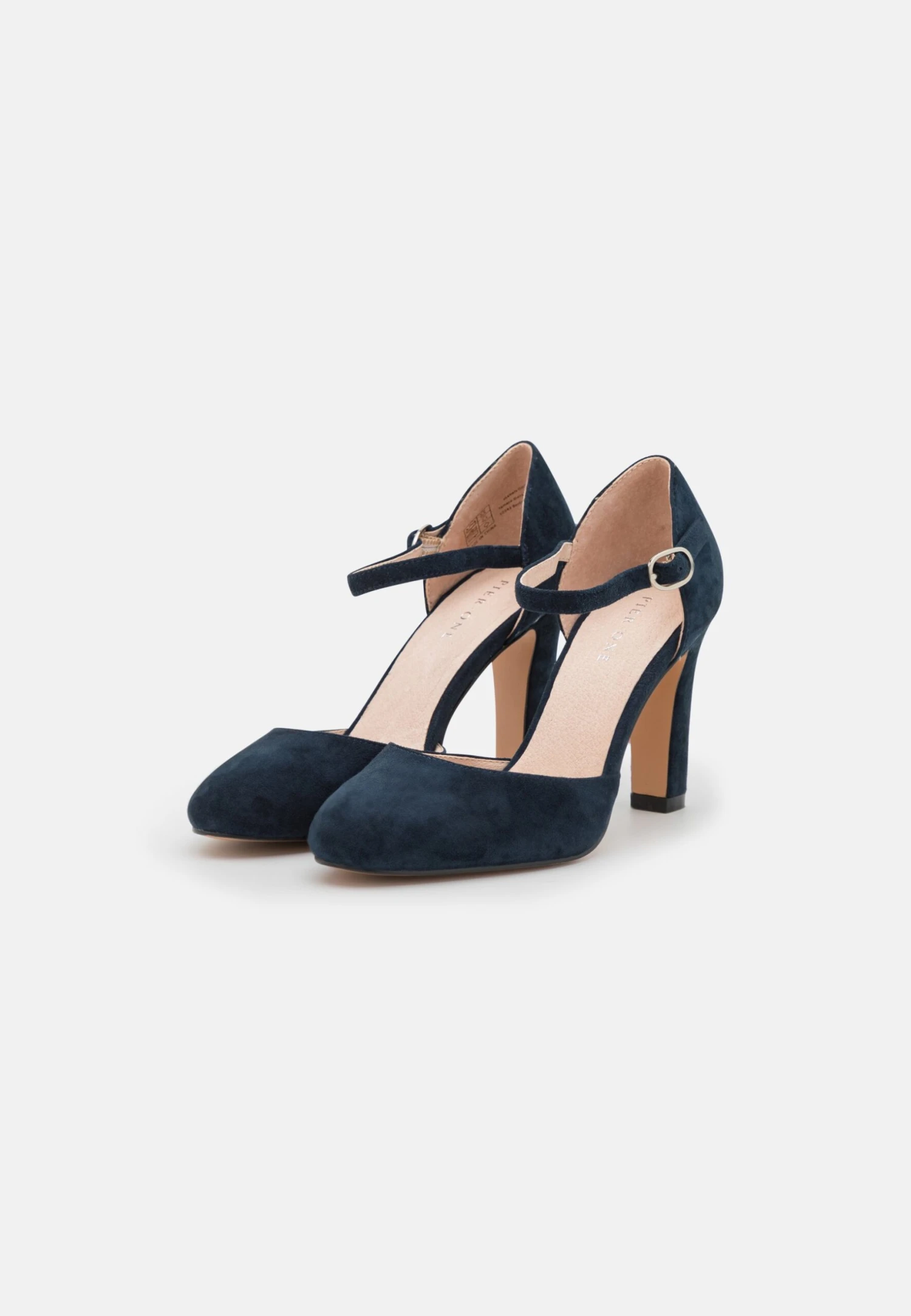Pier One Leather- Classic Heels - Dark Blue 3 Pier One Leather- Classic Heels - Dark Blue - Image 3