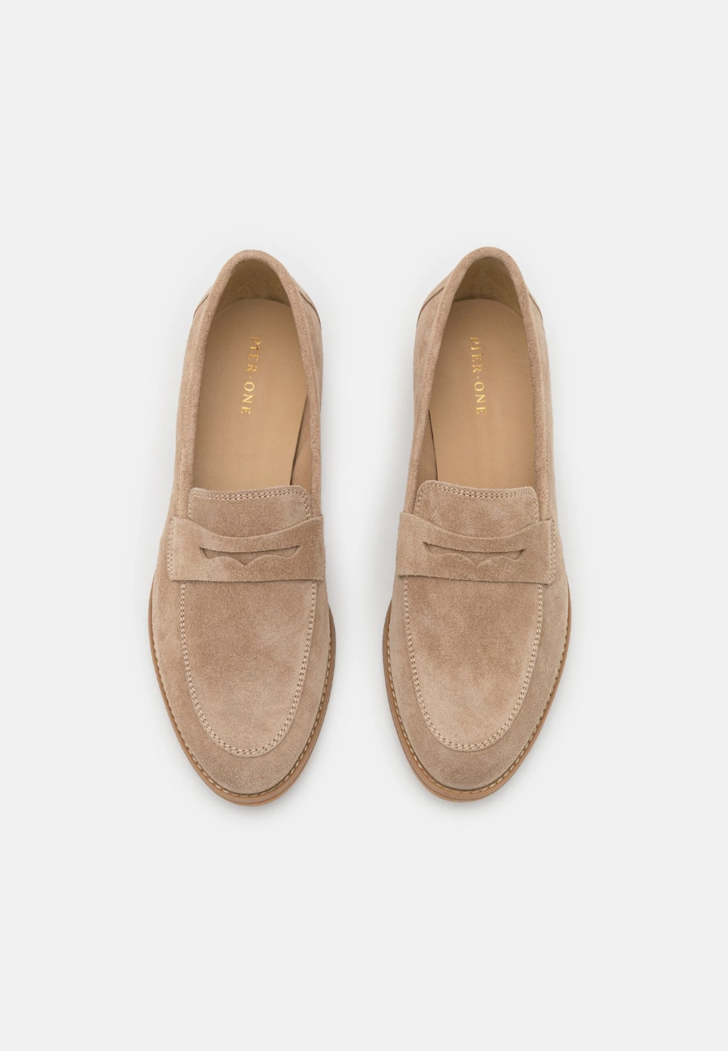 Pier One Leather - Slip-Ons - Beige 6 Pier One Leather - Slip-Ons - Beige - Image 6