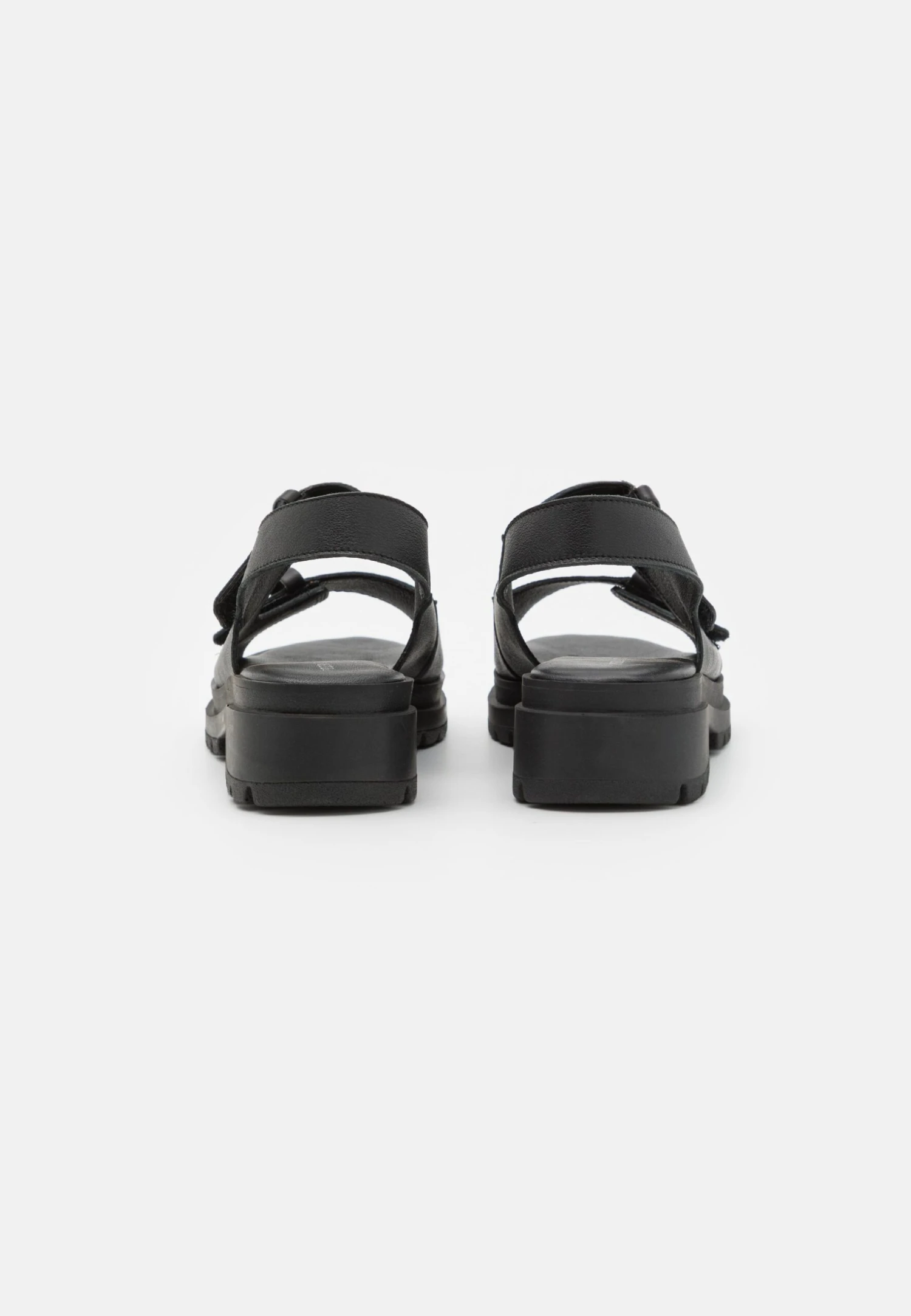 Pier One Leather- Sandals - Black 4 Pier One Leather- Sandals - Black - Image 4