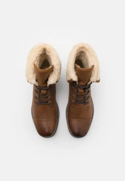 Pier One Leather - Lace-Up Ankle Boots - Camel -Pier One 58338f66cc624a14b1e5d27e7e21ebaf scaled