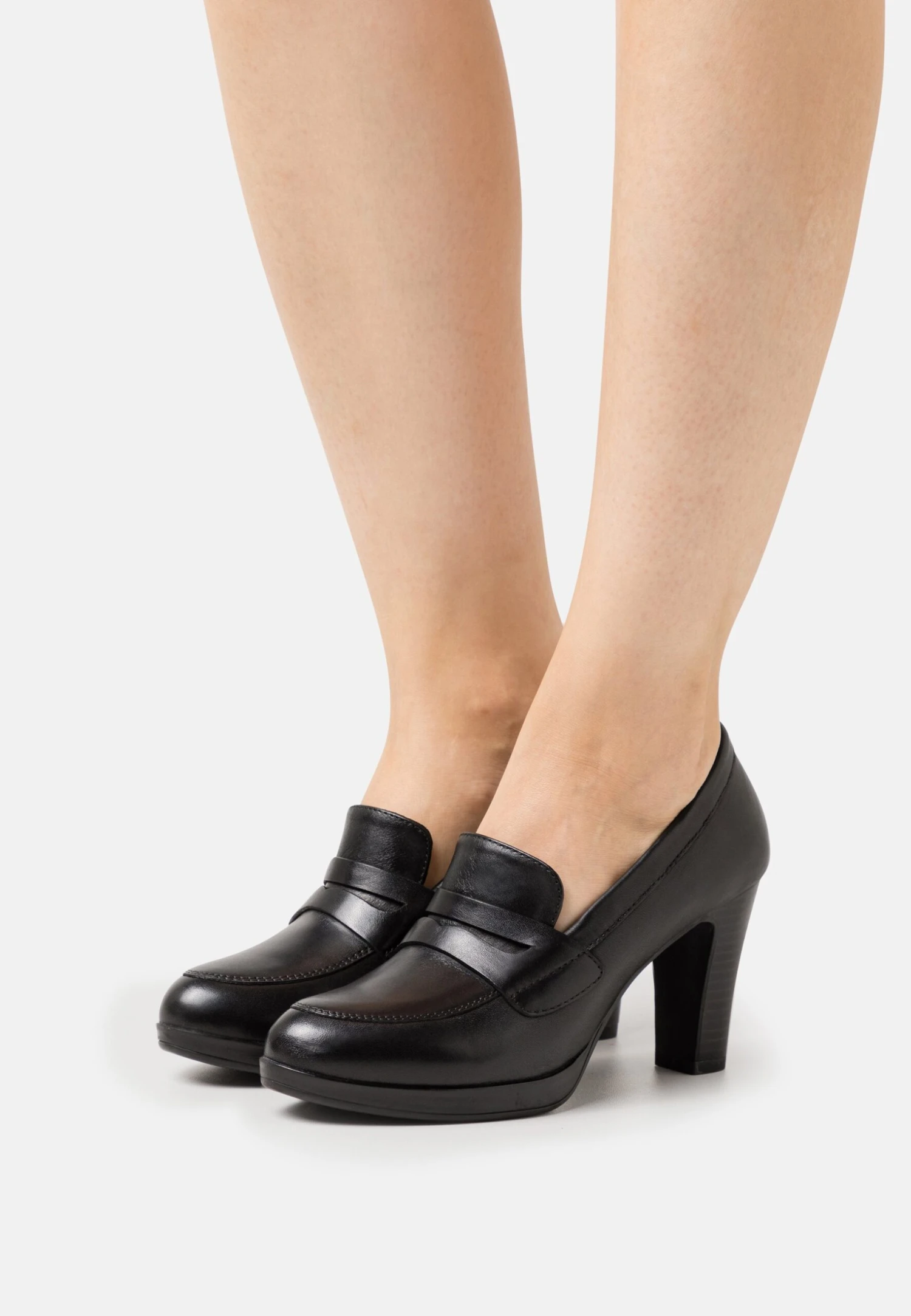 Pier One Leather- Classic Heels - Black 1 Pier One Leather- Classic Heels - Black