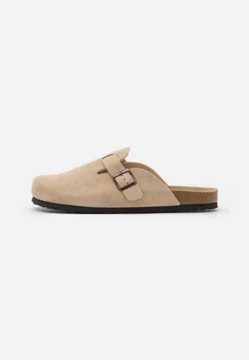 Pier One Leather Unisex - Slippers - Beige -Pier One 6dd1b151264d4fd5b29862f2912c3c99 scaled
