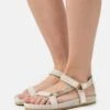 Pier One Leather - Sandals - Beige