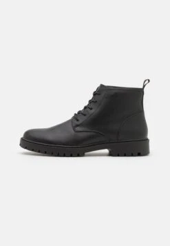 Pier One Lace-Up Ankle Boots - Black