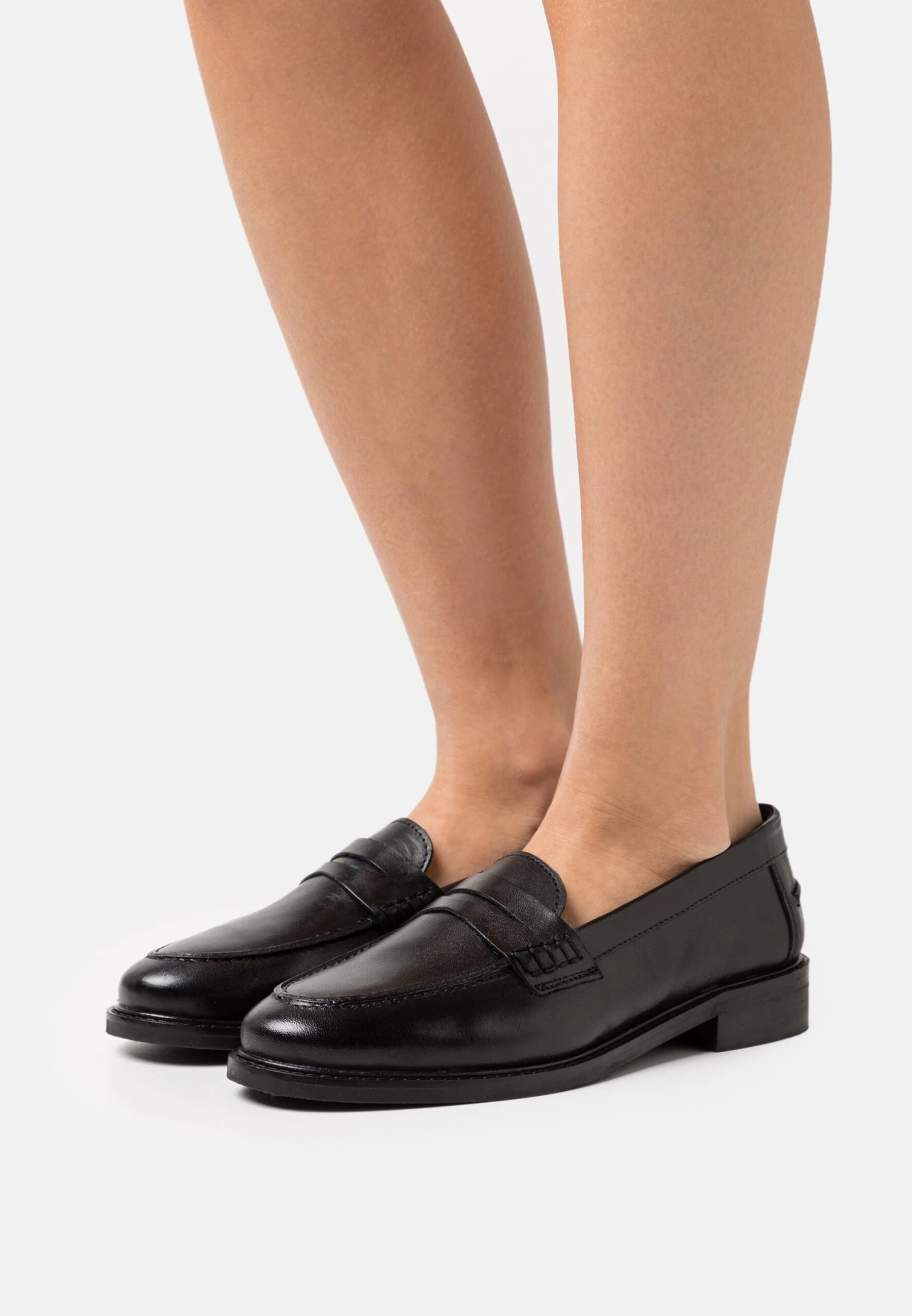 Pier One Leather - Slip-Ons - Black 1 Pier One Leather - Slip-Ons - Black