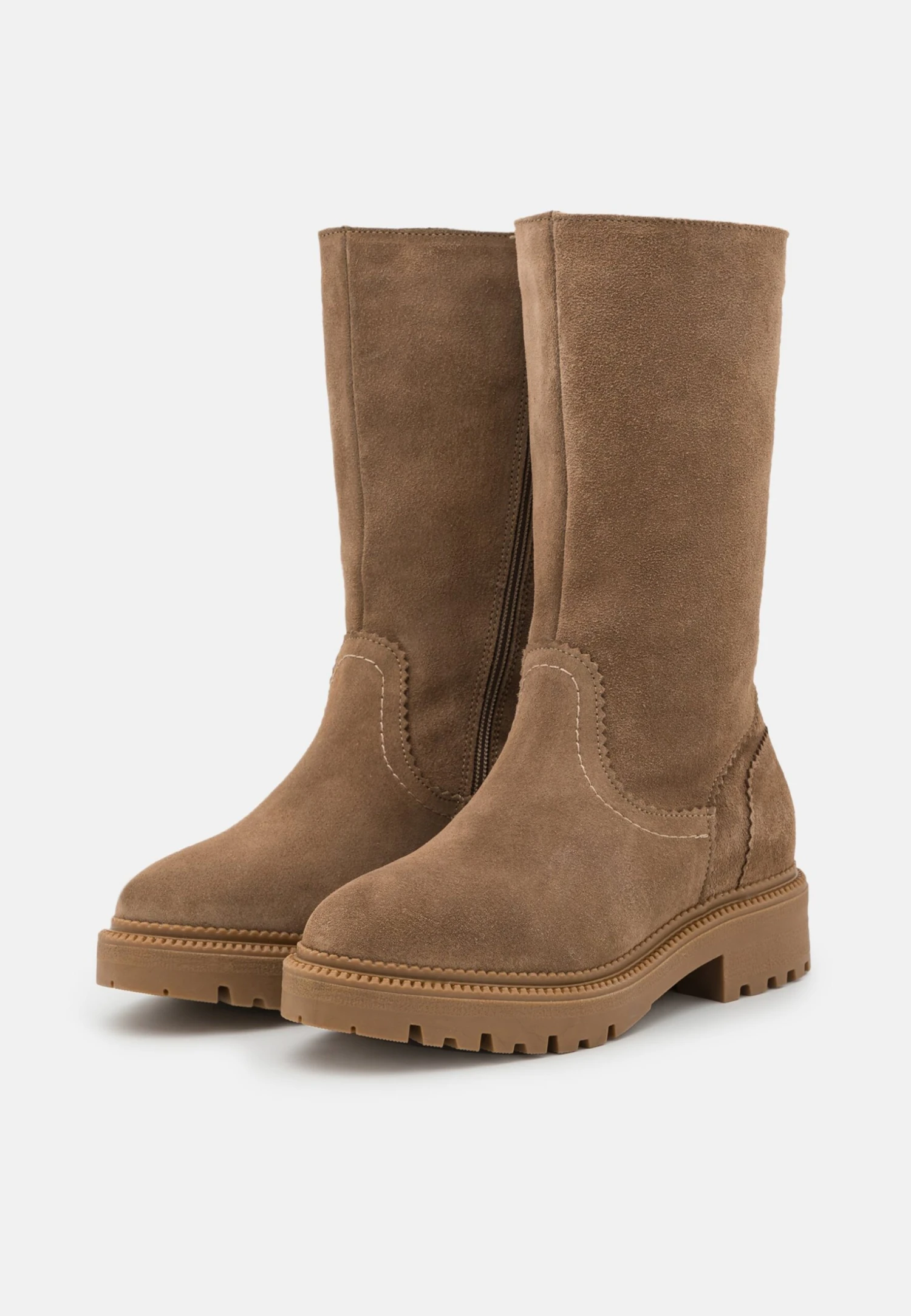 Pier One Leather Winter Boot - Boots - Taupe 3 Pier One Leather Winter Boot - Boots - Taupe - Image 3