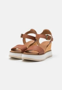 Pier One Leather - Platform Sandals - Cognac -Pier One 876b39d7b9fe40eb819aeeec5d1ebd2c scaled