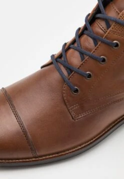 Pier One Leather - Lace-Up Ankle Boots - Cognac -Pier One a41644e556154fdc8a8a3342115f0f6a scaled