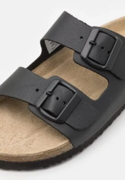 Pier One Leather Unisex - Mules - Black -Pier One afd1e91be68c47baaae14bcf09e32434 scaled