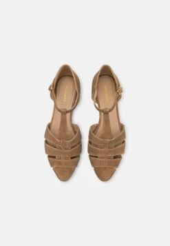 Pier One Leather - Ankle Strap Ballet Pumps -Pier One b8d75a1b29464d52b1e37dfc32e0624f scaled