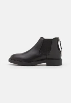 Pier One Leather - Ankle Boots - Black