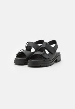 Pier One Leather- Sandals - Black 8 Pier One Leather- Sandals - Black -Pier One c37bc286290b4a57995629940dda3bbb scaled