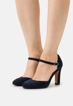 Pier One Leather- Classic Heels - Dark Blue
