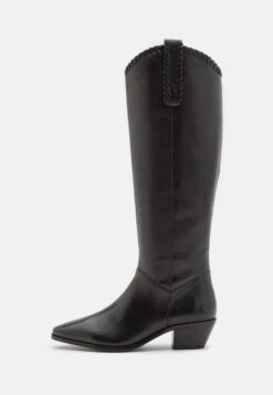 Pier One Leather - Cowboy/Biker Boots - Black -Pier One eecb63e59b7b4291bcf769704b668f74 scaled