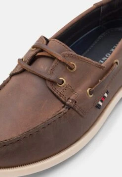 Pier One Leather Unisex - Boat Shoes - Brown -Pier One f48a24be4d004020a596b3b23890d62b scaled